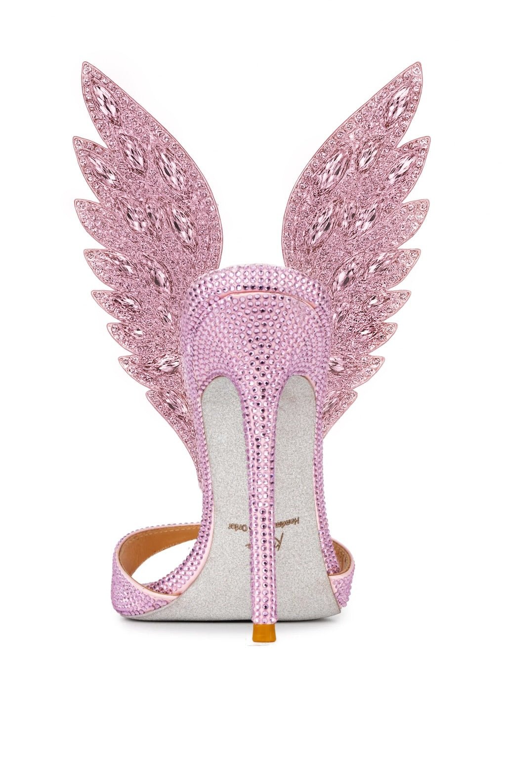 Angel Pink Wing Crystal Mules *LIMITED EDITION - Kandee
