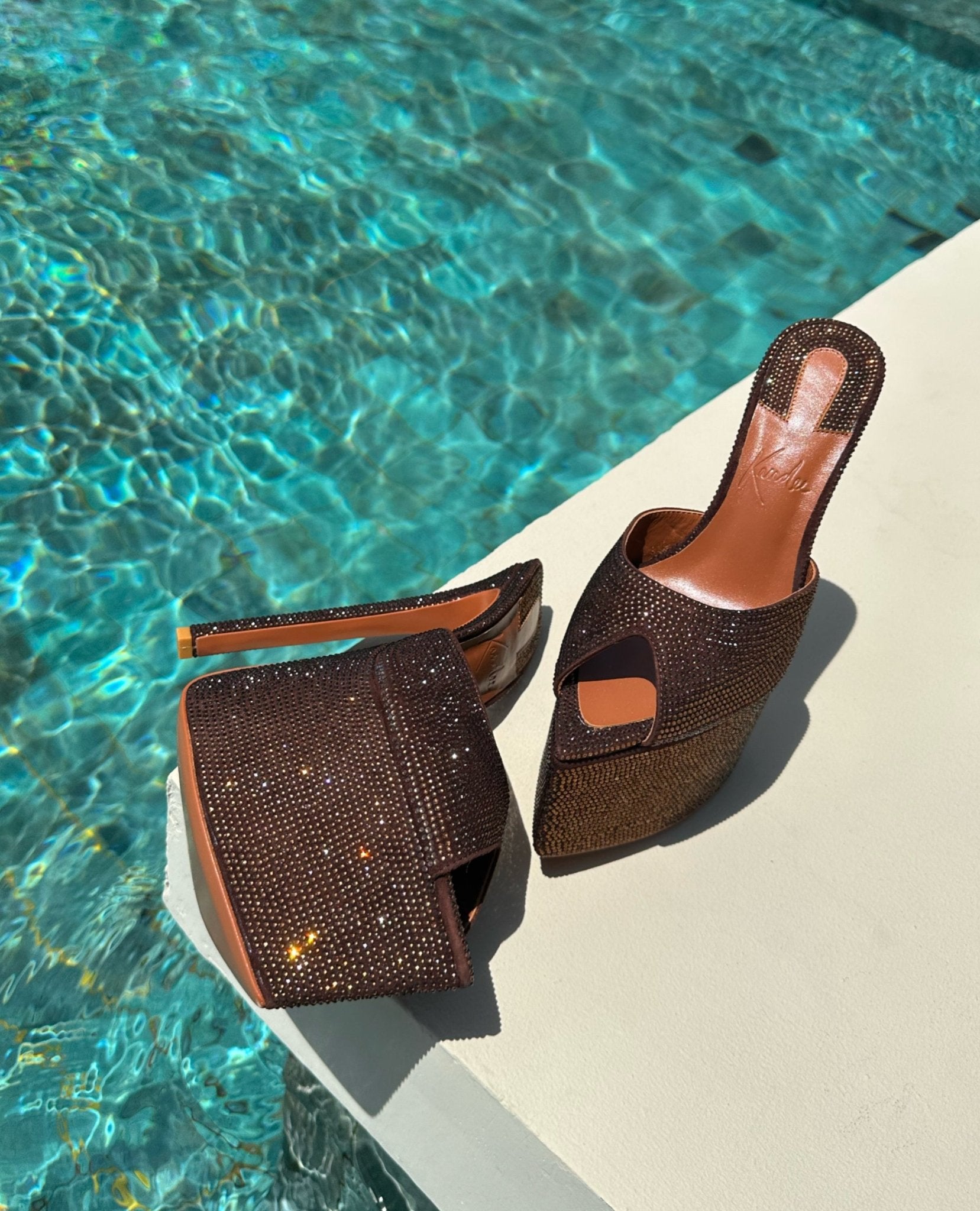 Crystal Coco Platform Mules *As seen on Sabrina Carpenter - Kandee