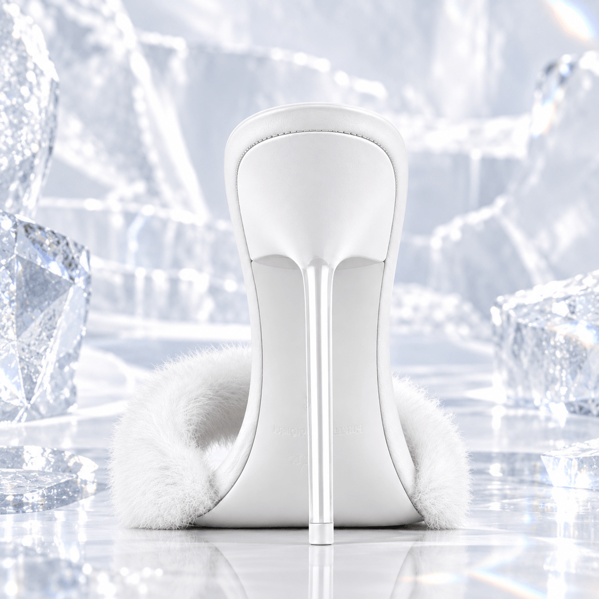 Artic Snow Mink Mules - Kandee