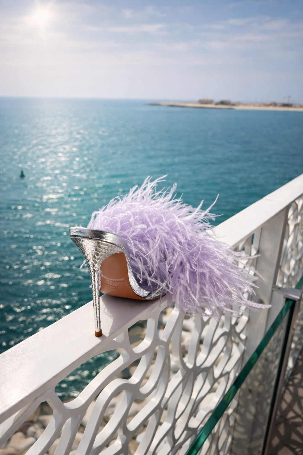 Freakum Ostrich feather Mules