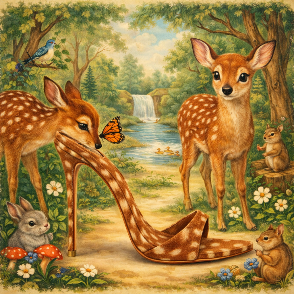 Le Faon calf hair Leather Mules 120mm - Kandee