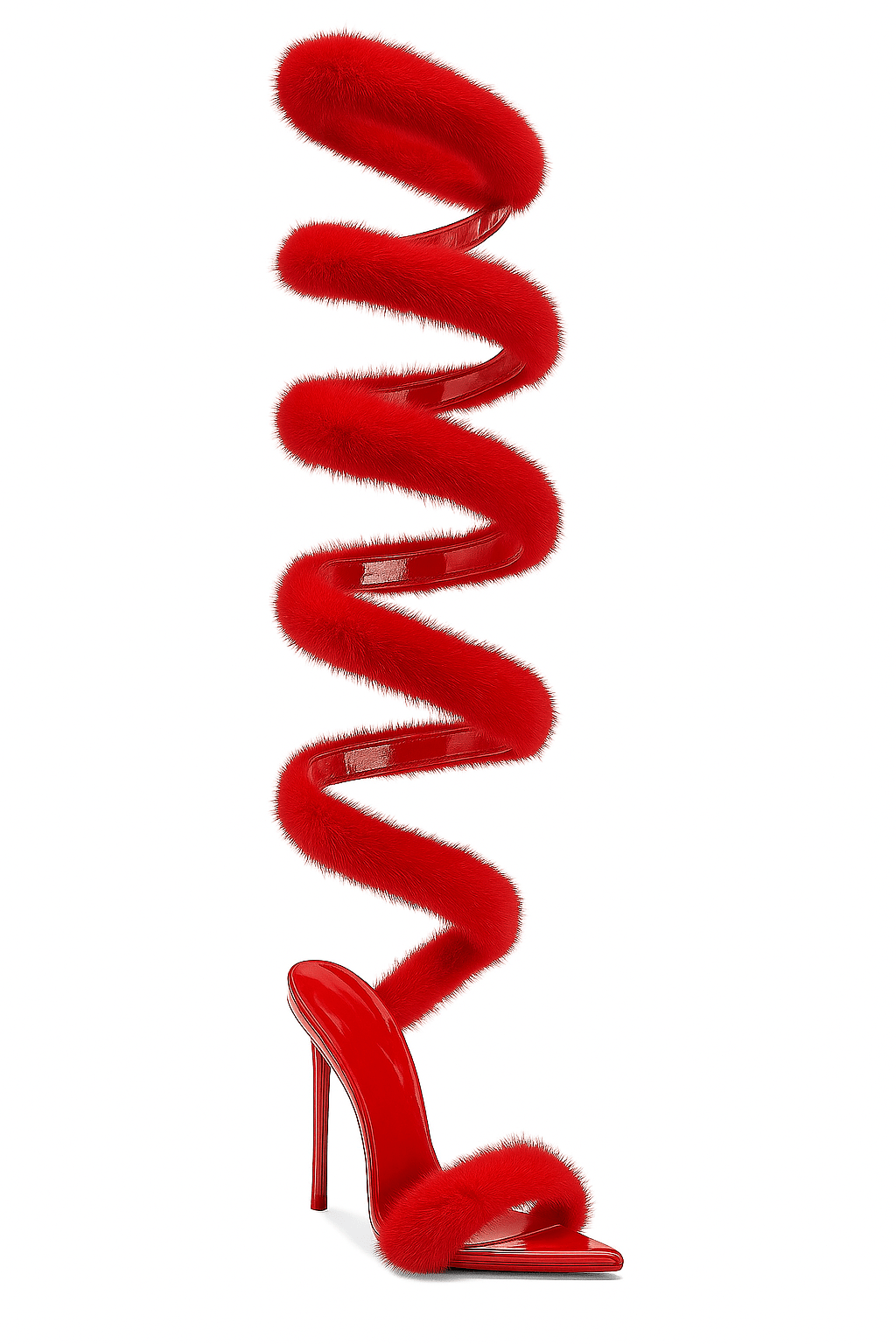 Red Mink Sandals *LIMITED EDITION - Kandee