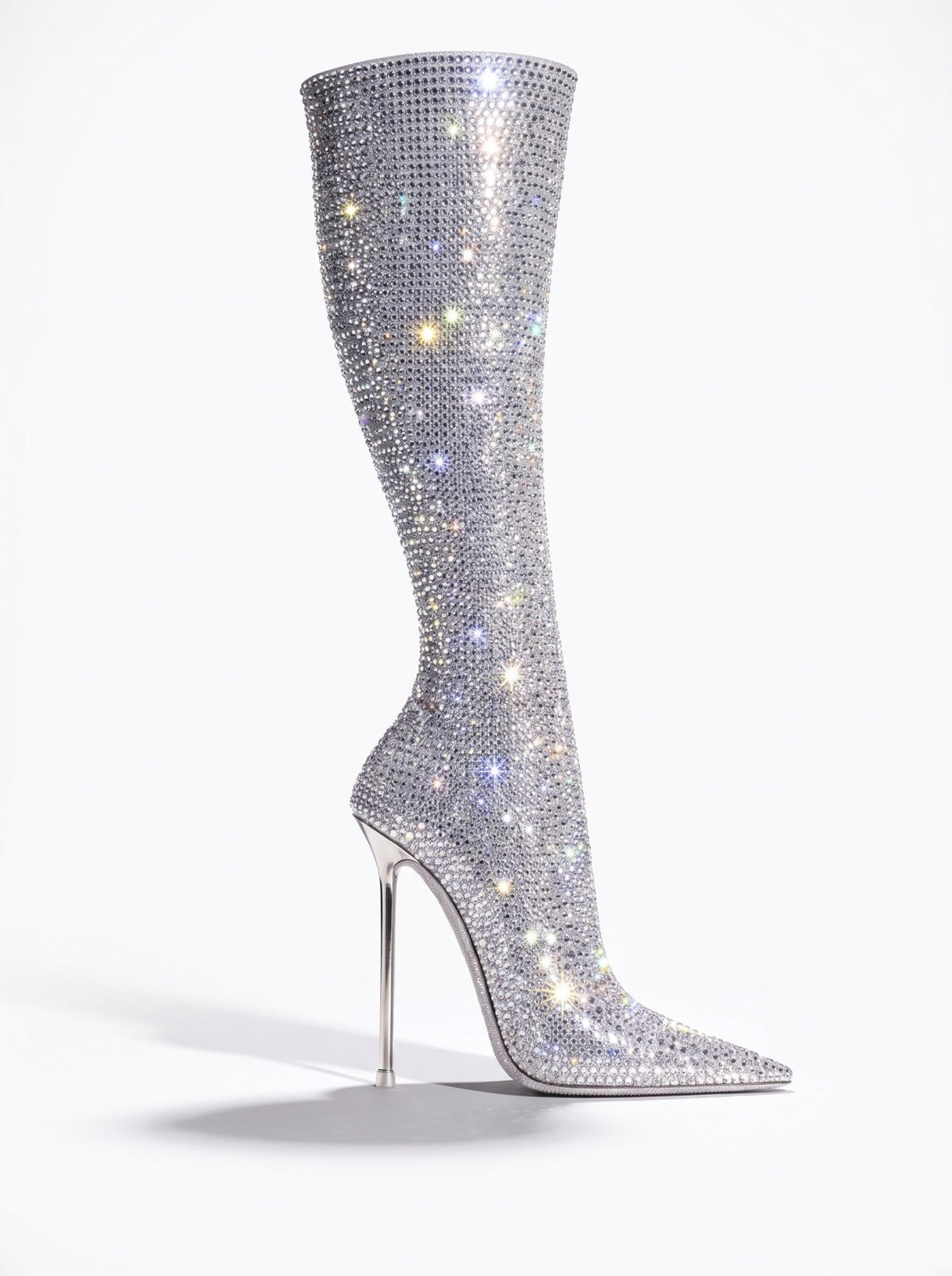 Narcisse 105 Strass crystal Boots - Kandee