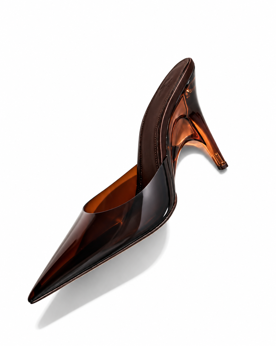 Brown Sugar Translucent with Plexiglas Heel