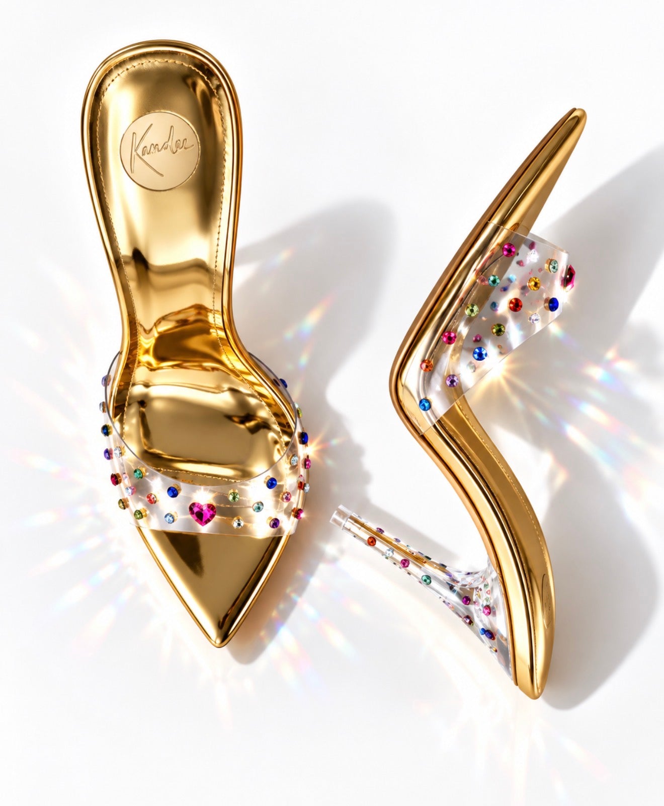 Gold Make Believe Dress Up Mules *LIMITED EDITION
