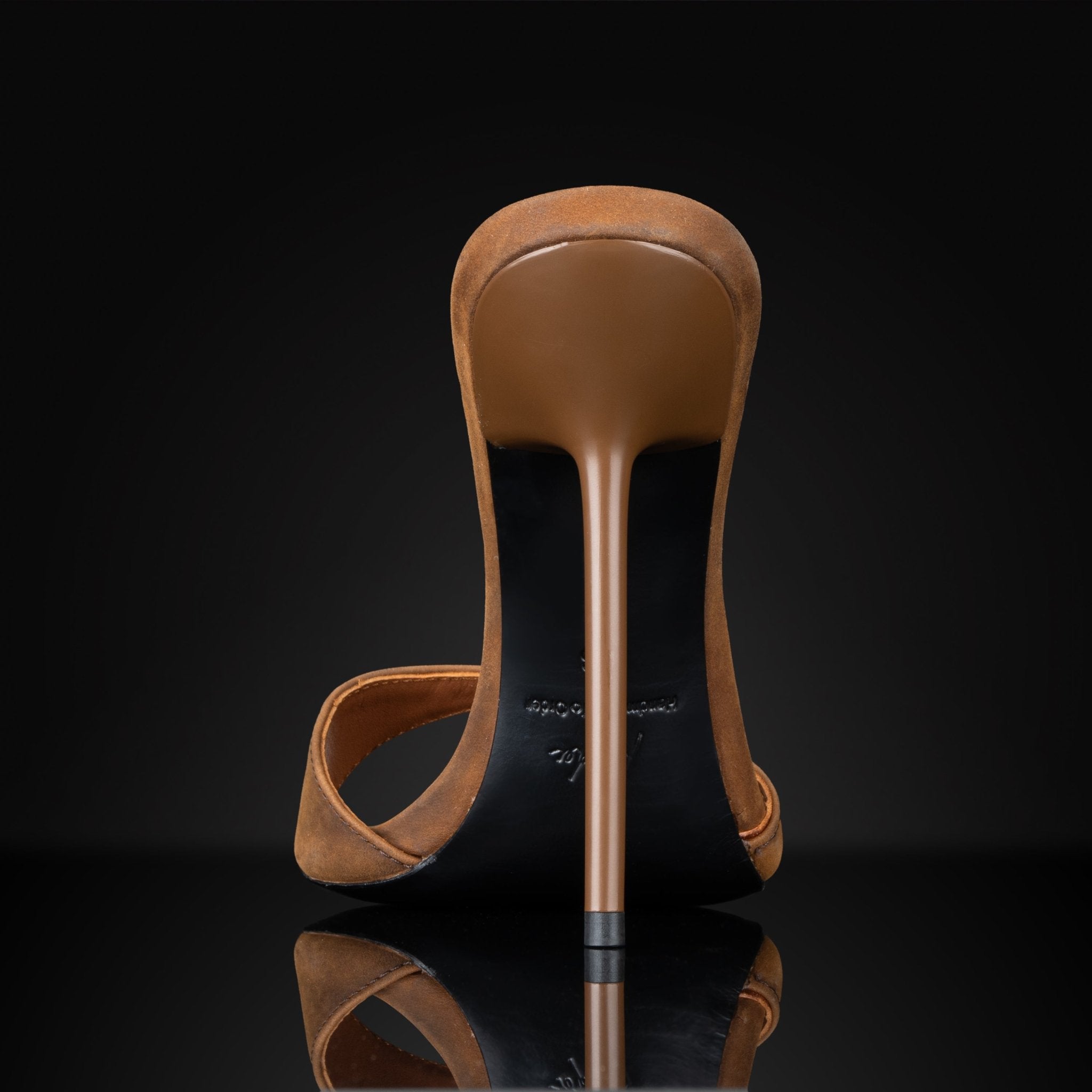 Vintage Style Leather Mules - Kandee