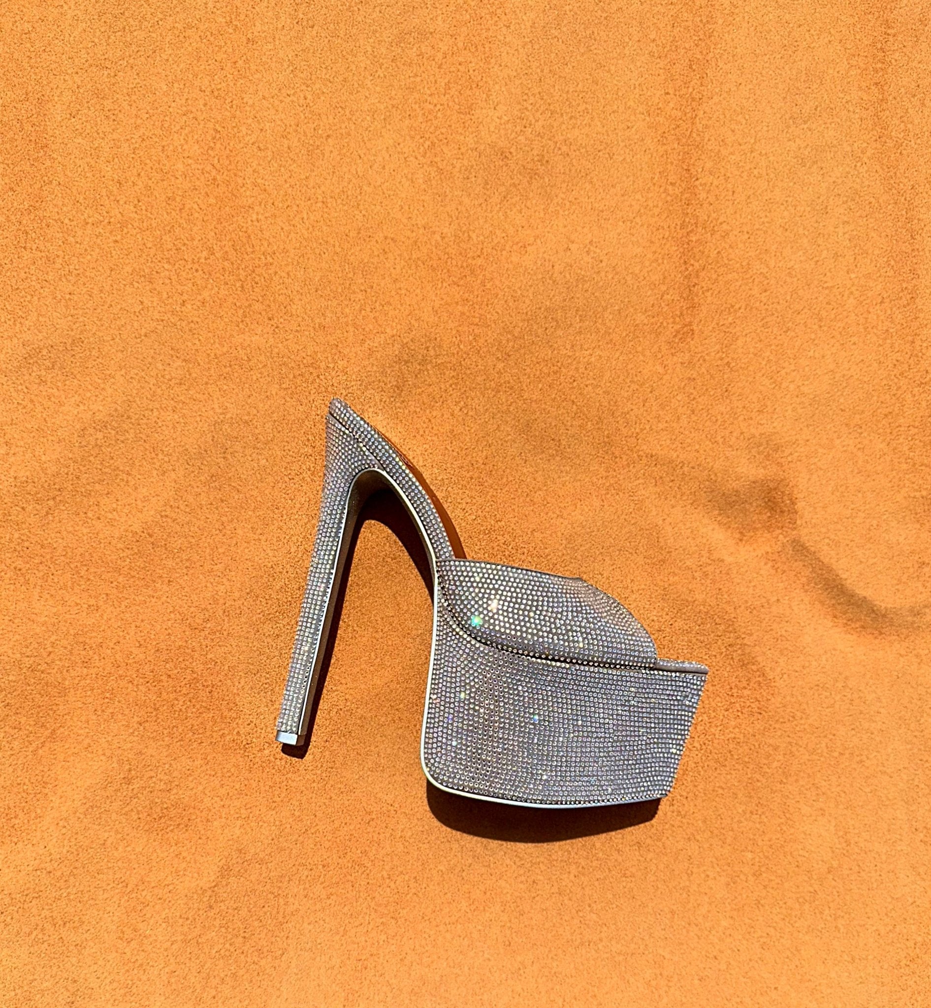 Dazzling Platform Mules - Kandee