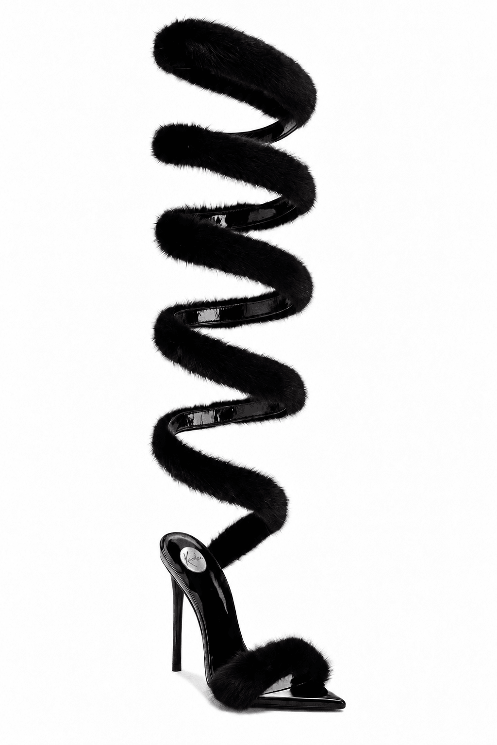 Black Mink Sandals *LIMITED EDITION - Kandee