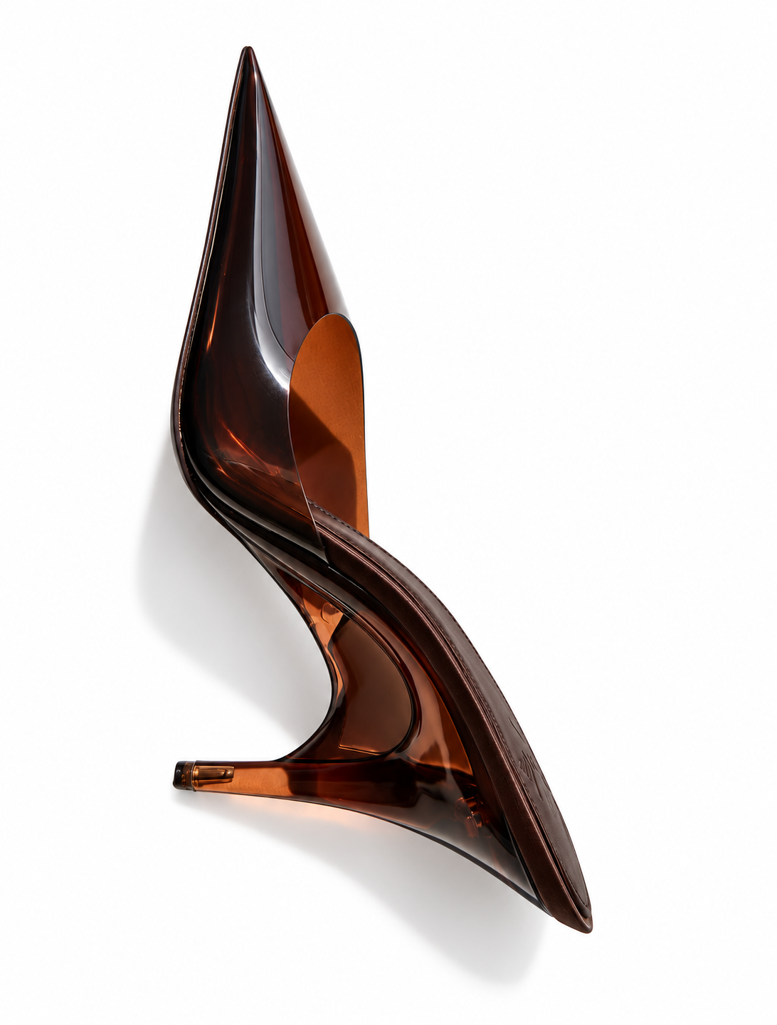 Brown Sugar Translucent with Plexiglas Heel