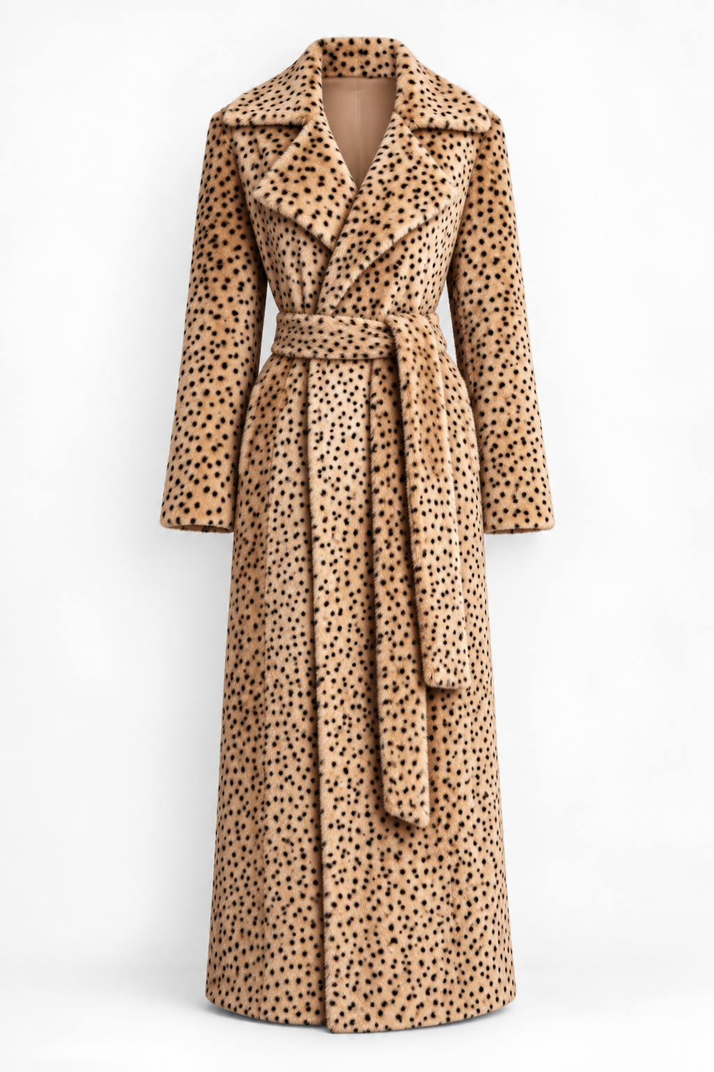 Fauve Shearling Coat