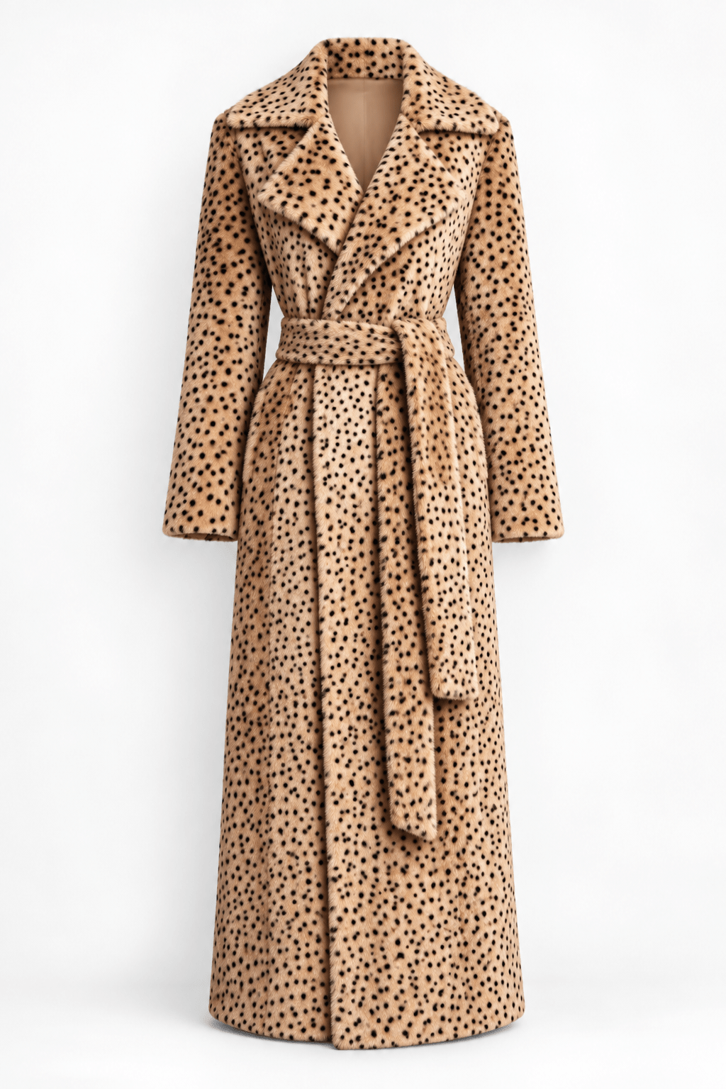 Fauve Shearling Coat - Kandee