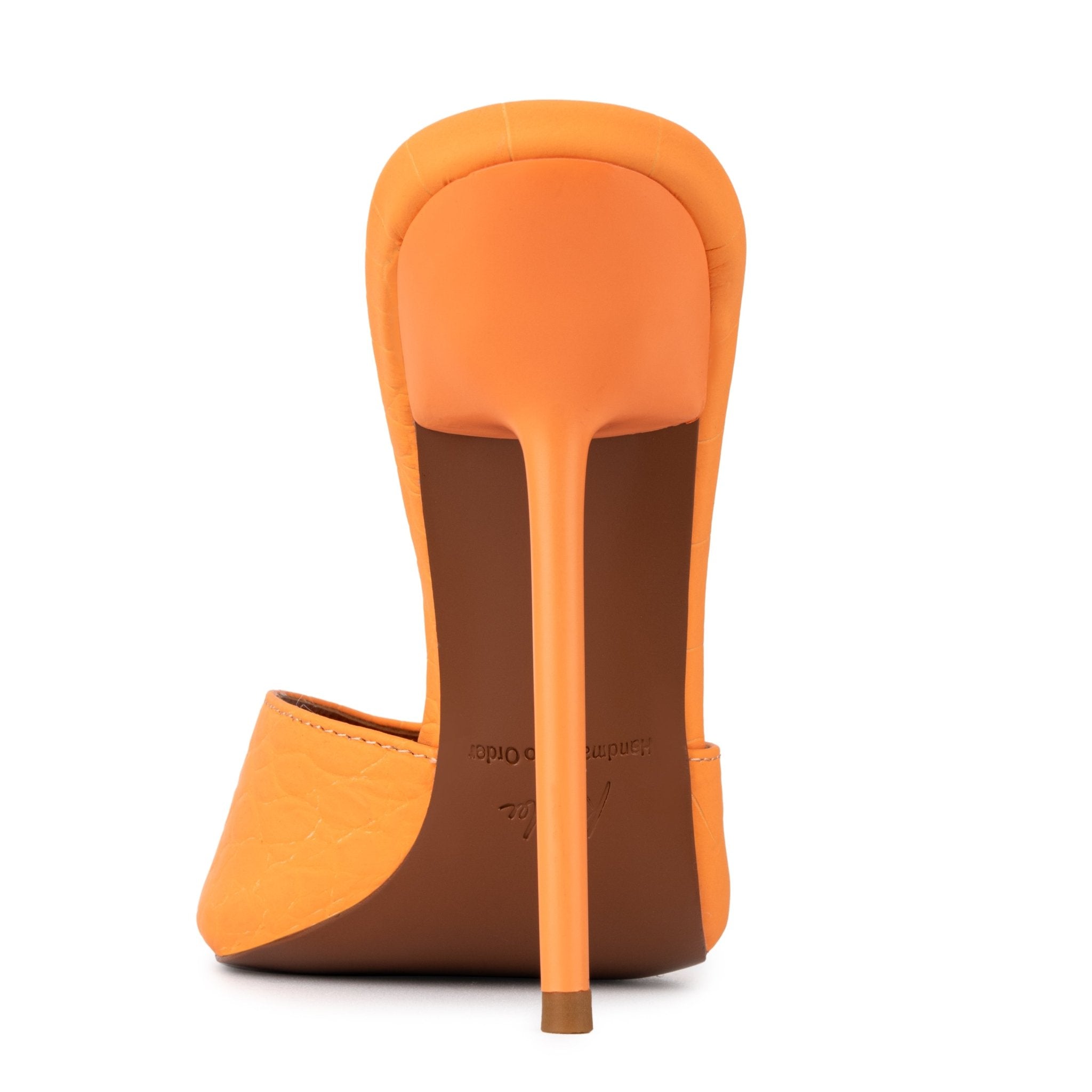 Papaya Croco Mules - Kandee