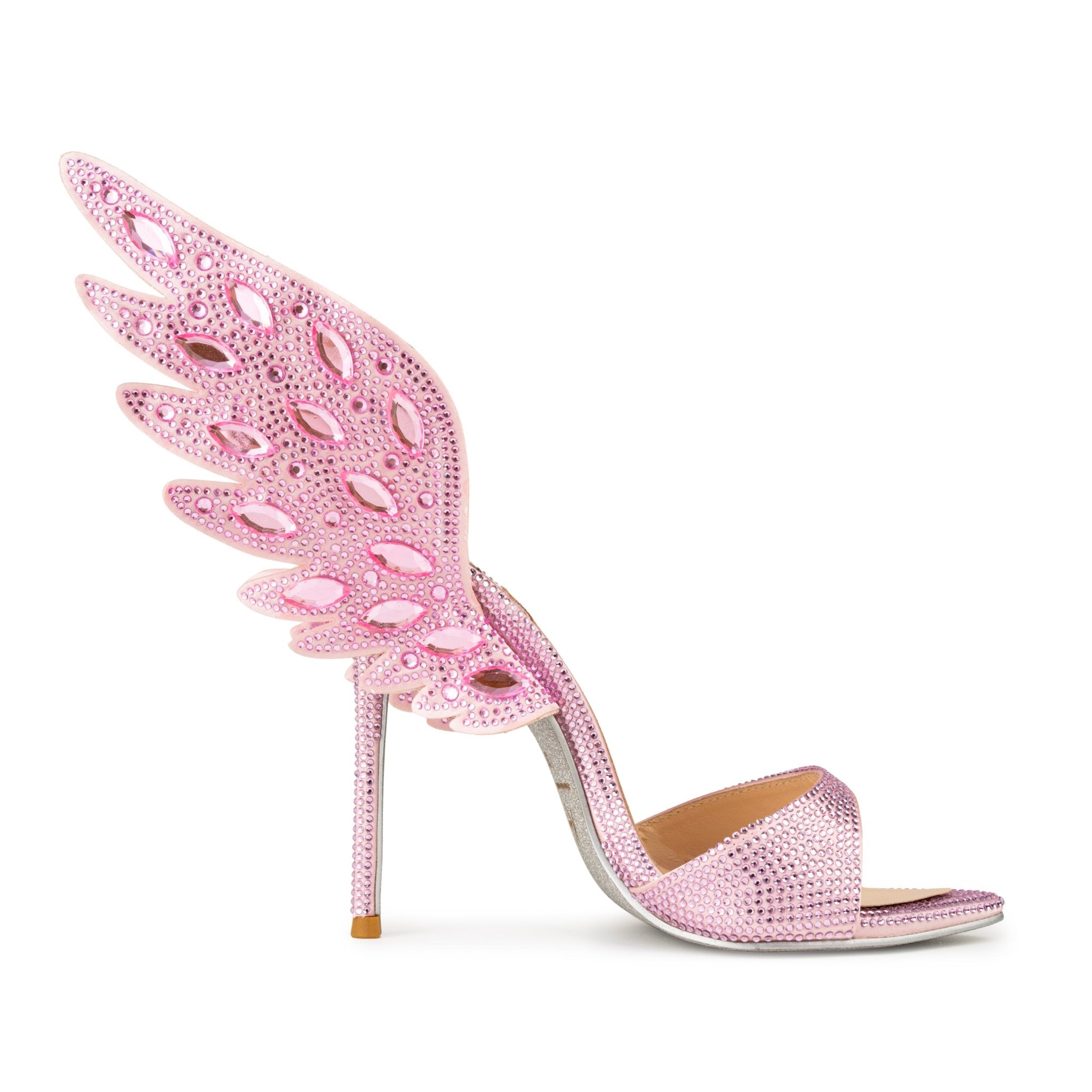 Angel Pink Wing Crystal Mules *LIMITED EDITION - Kandee