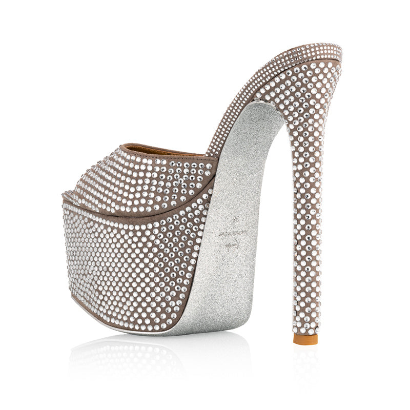 SPECIAL EDITION DIAMANT PATFORM MULES