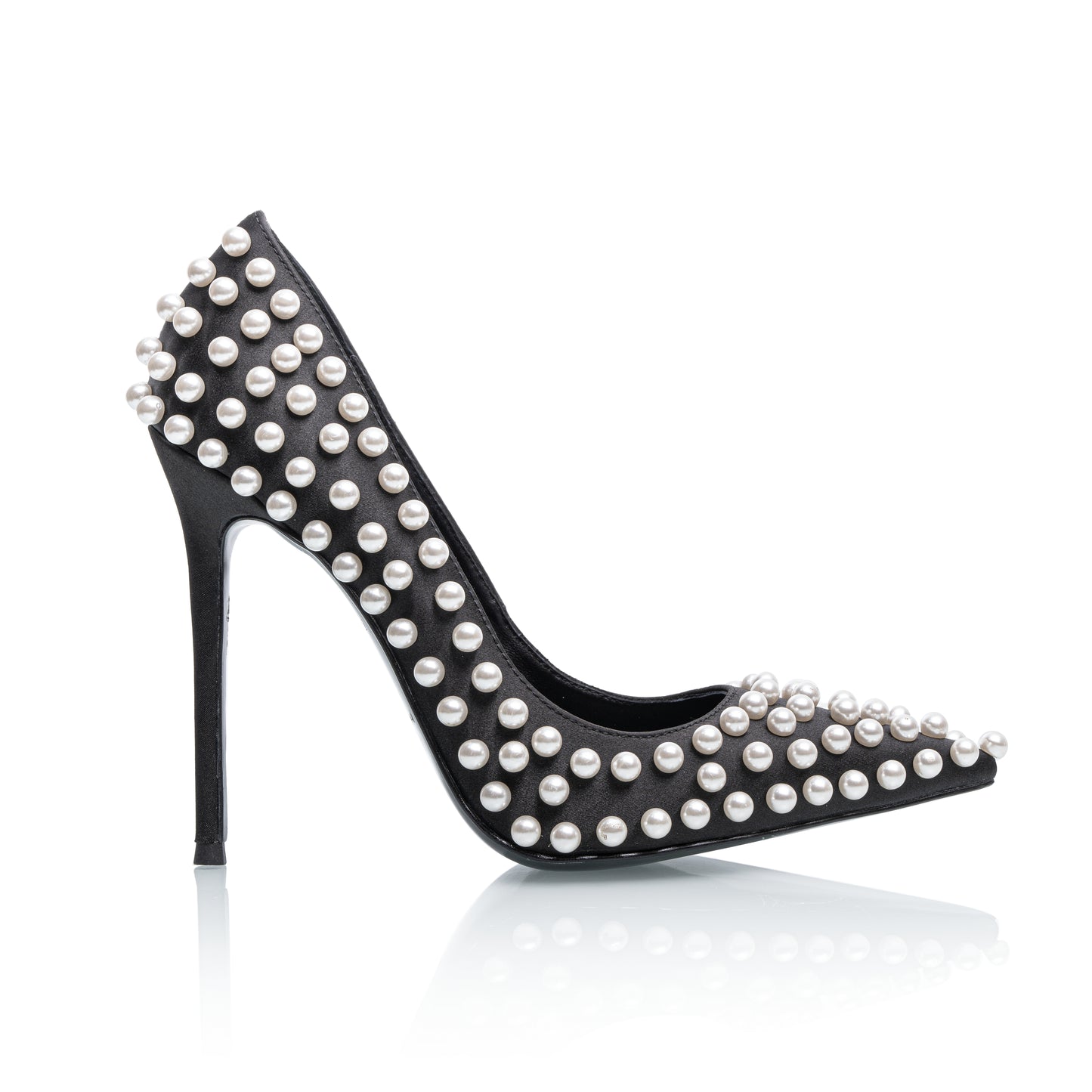 COCO SATIN PEARL PUMPS