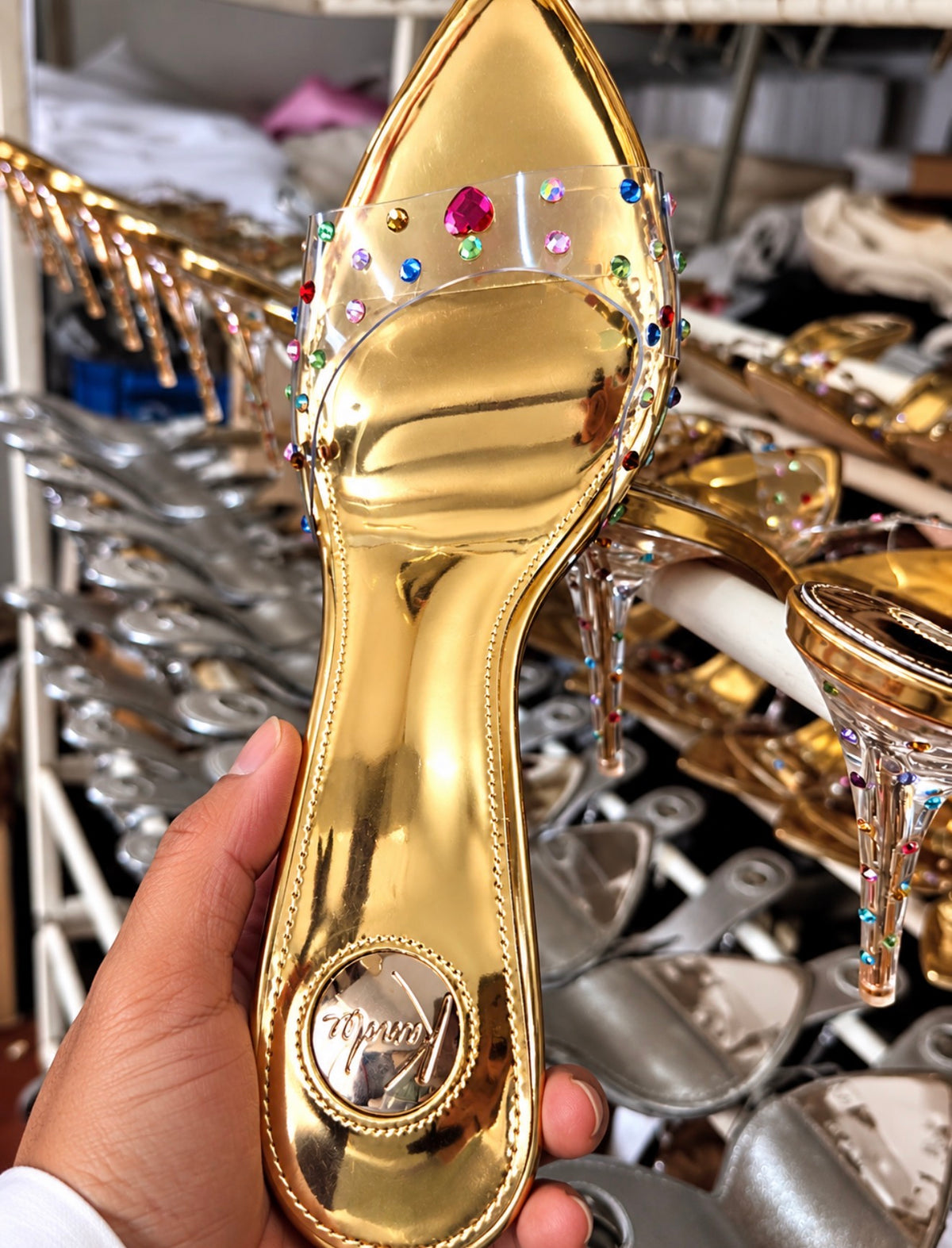 Gold Make Believe Dress Up Mules *LIMITED EDITION - Kandee