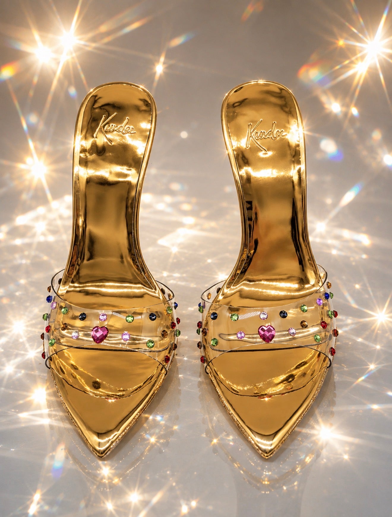 Gold Make Believe Dress Up Mules *LIMITED EDITION