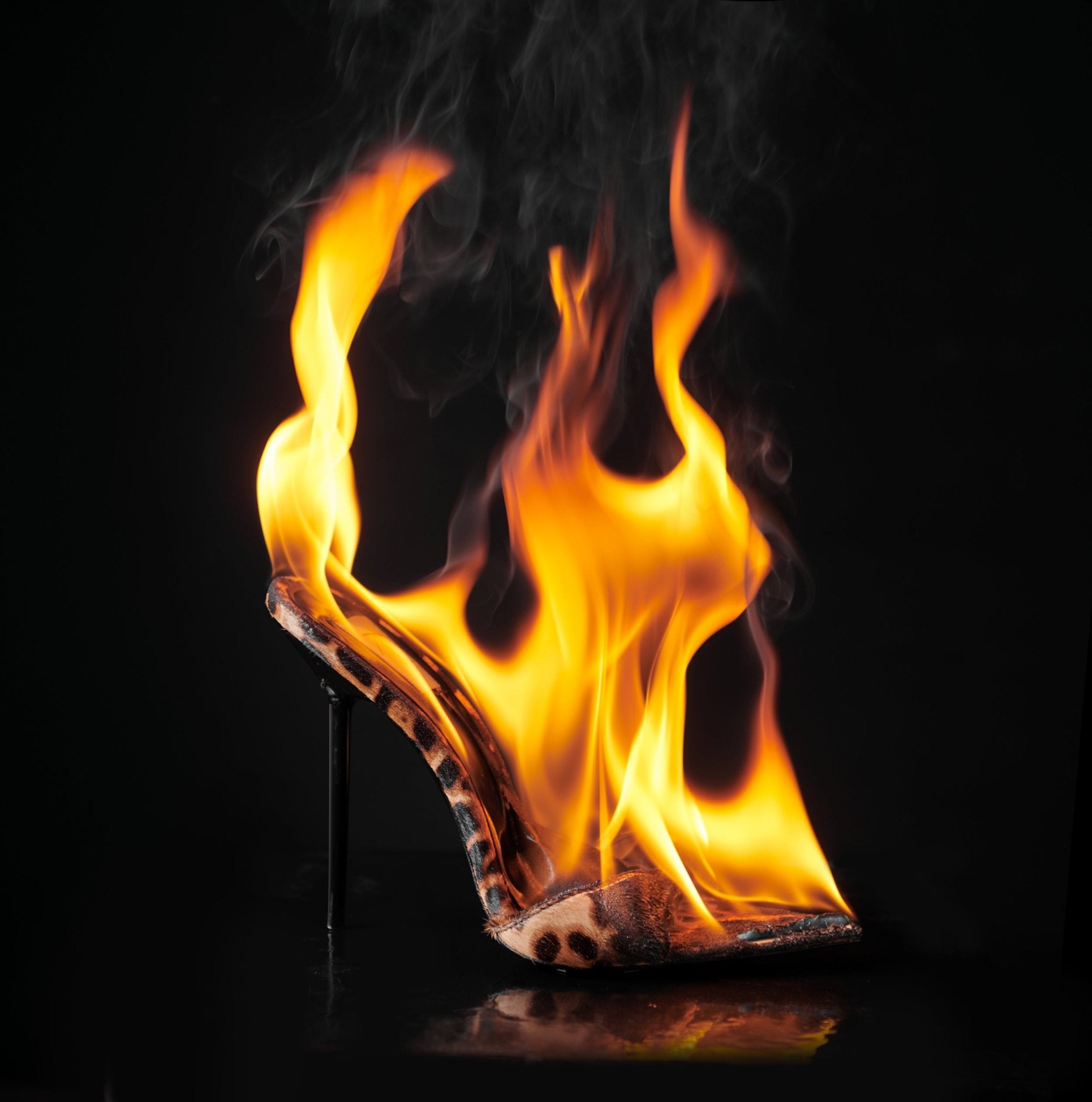 Leopard Print Calf Hair Mules - Kandee