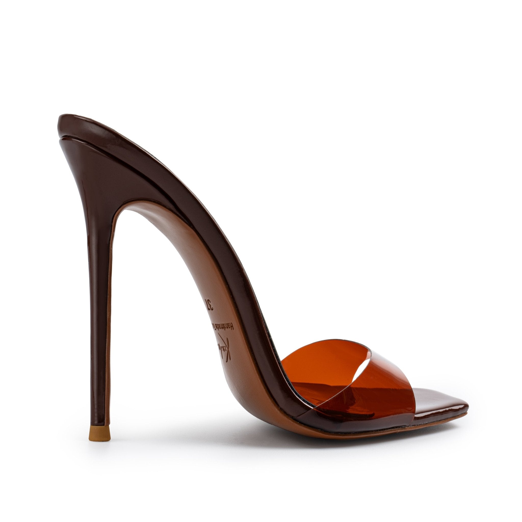 Choco Transparent PVC Mules - Kandee