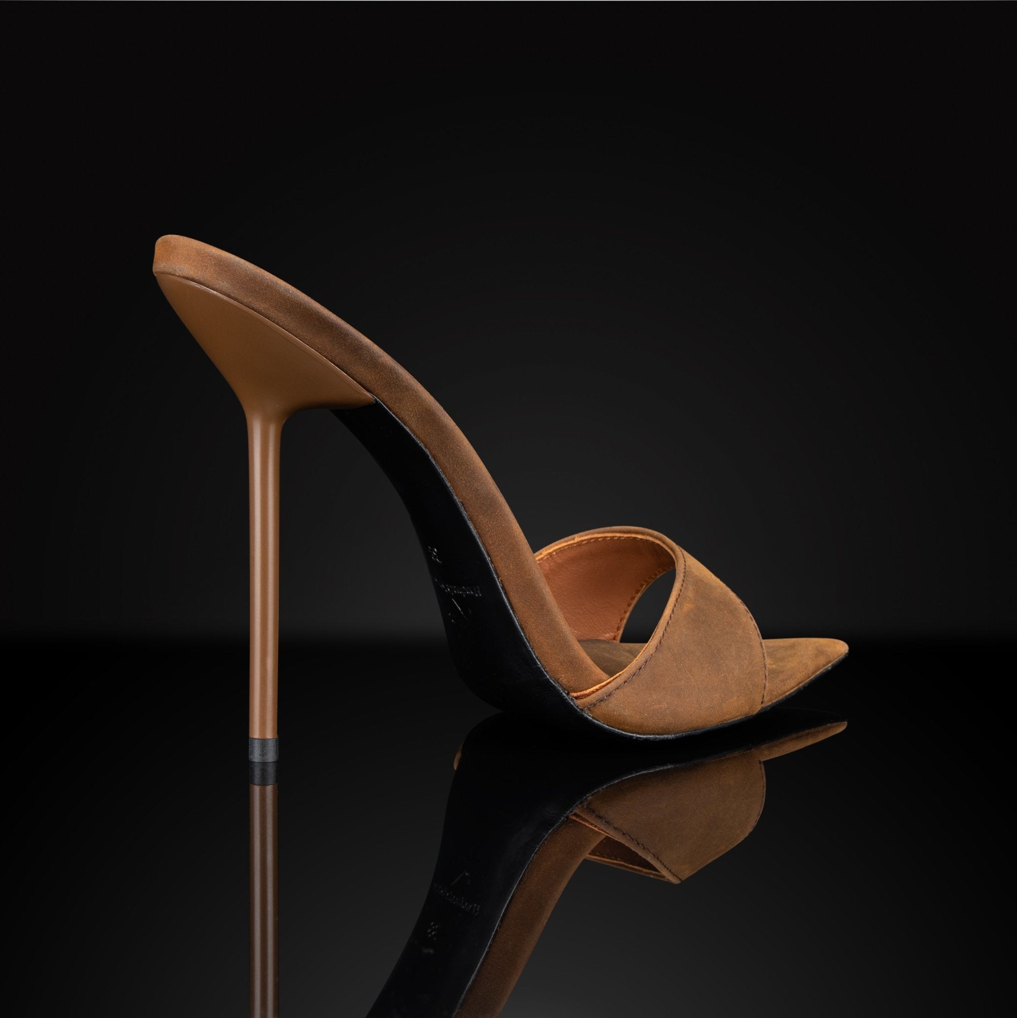 Vintage Style Leather Mules - Kandee