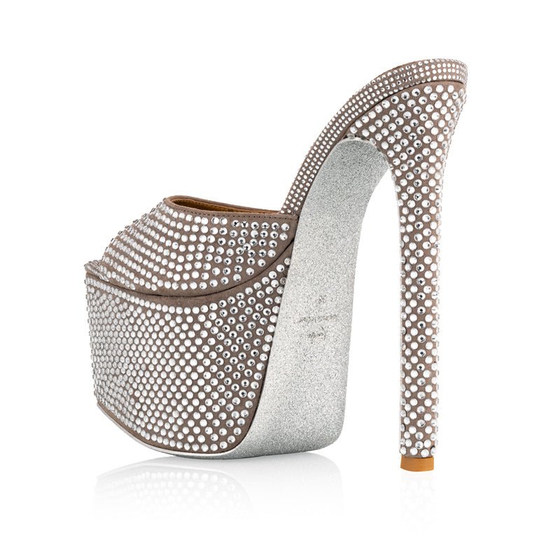 Special Edition Diamant Platform Mules - Kandee