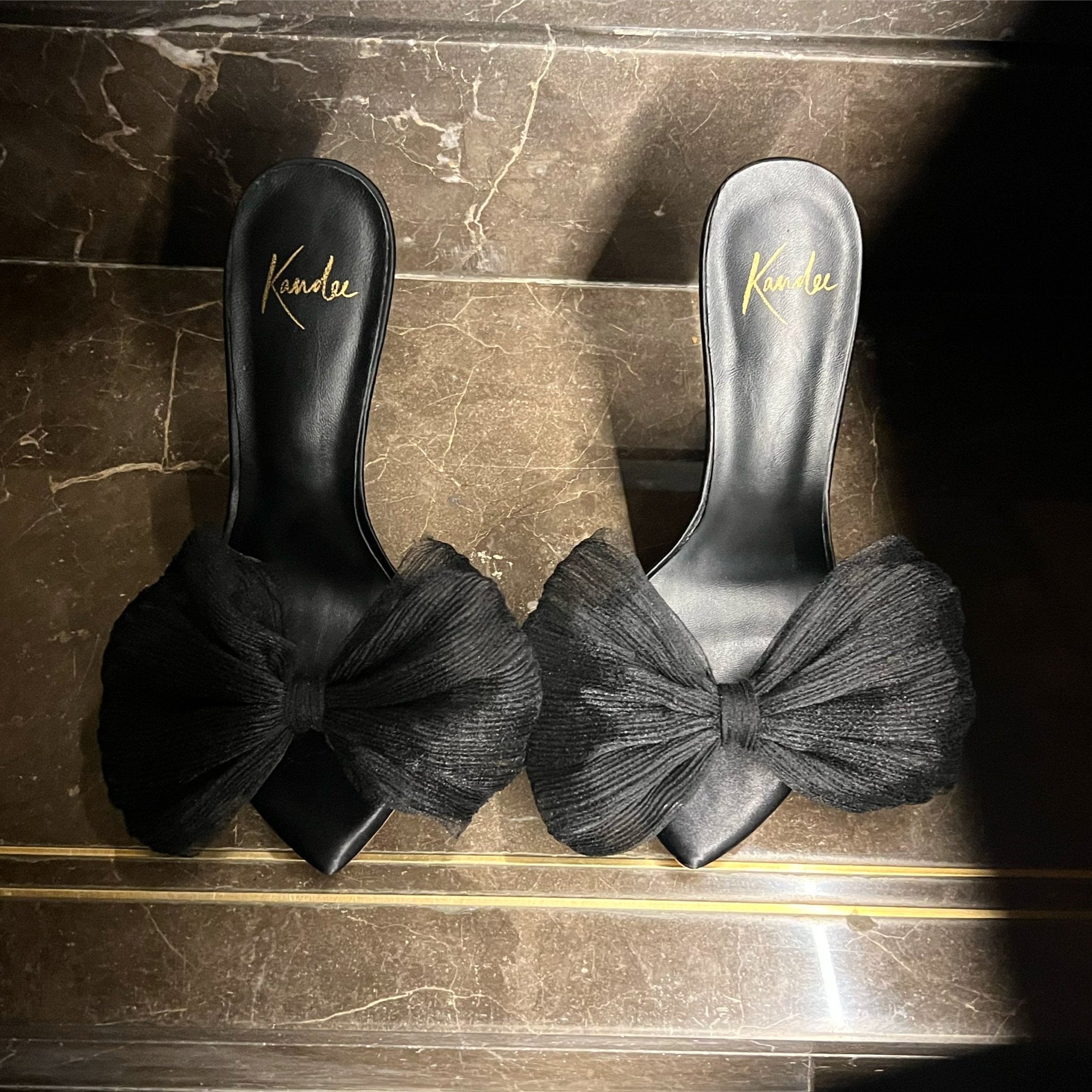 Jolie Bow Mules - Kandee