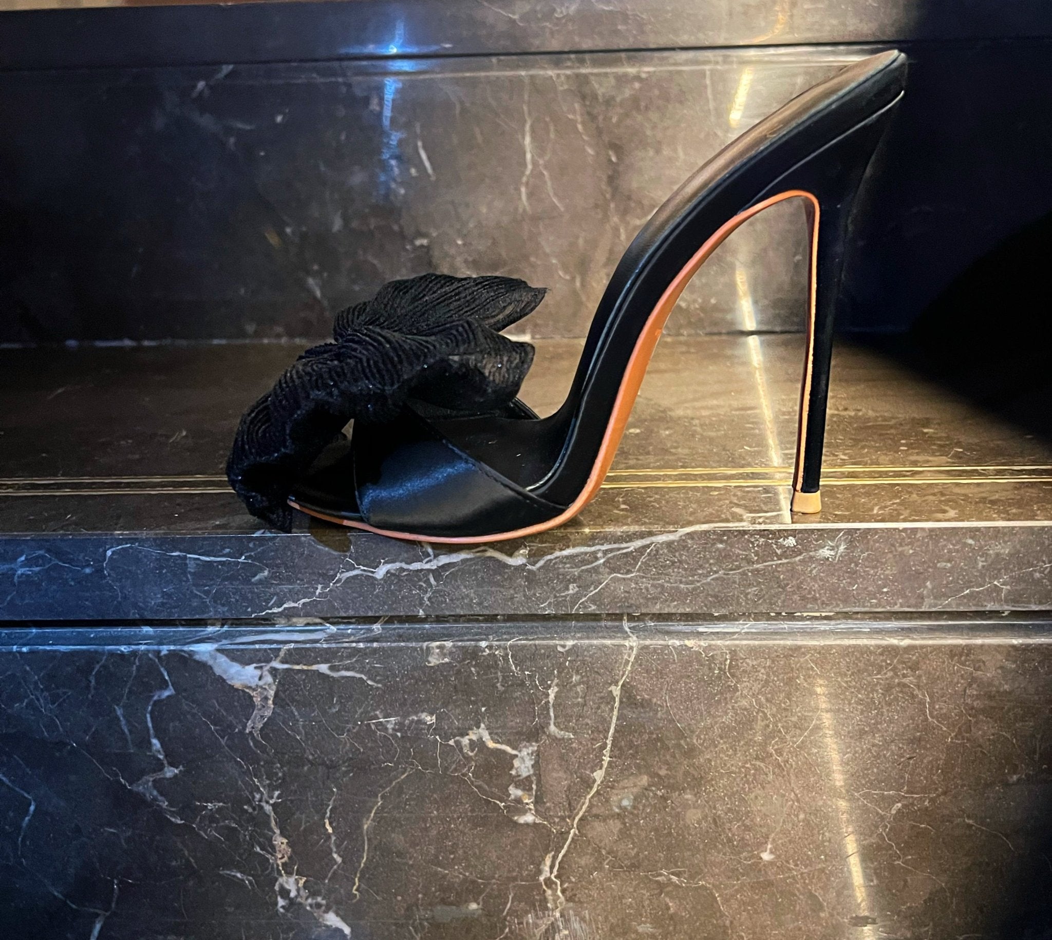 Jolie Bow Mules - Kandee