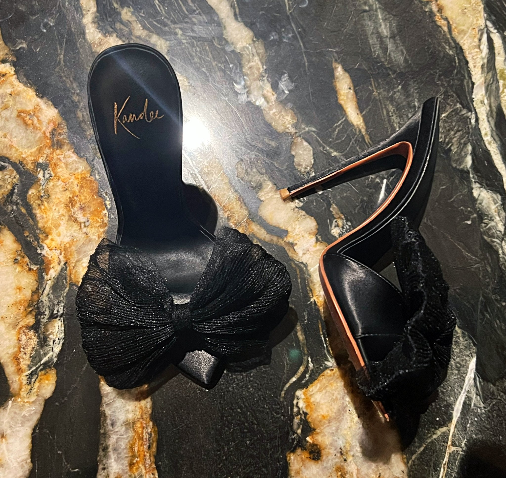 Jolie Bow Mules - Kandee