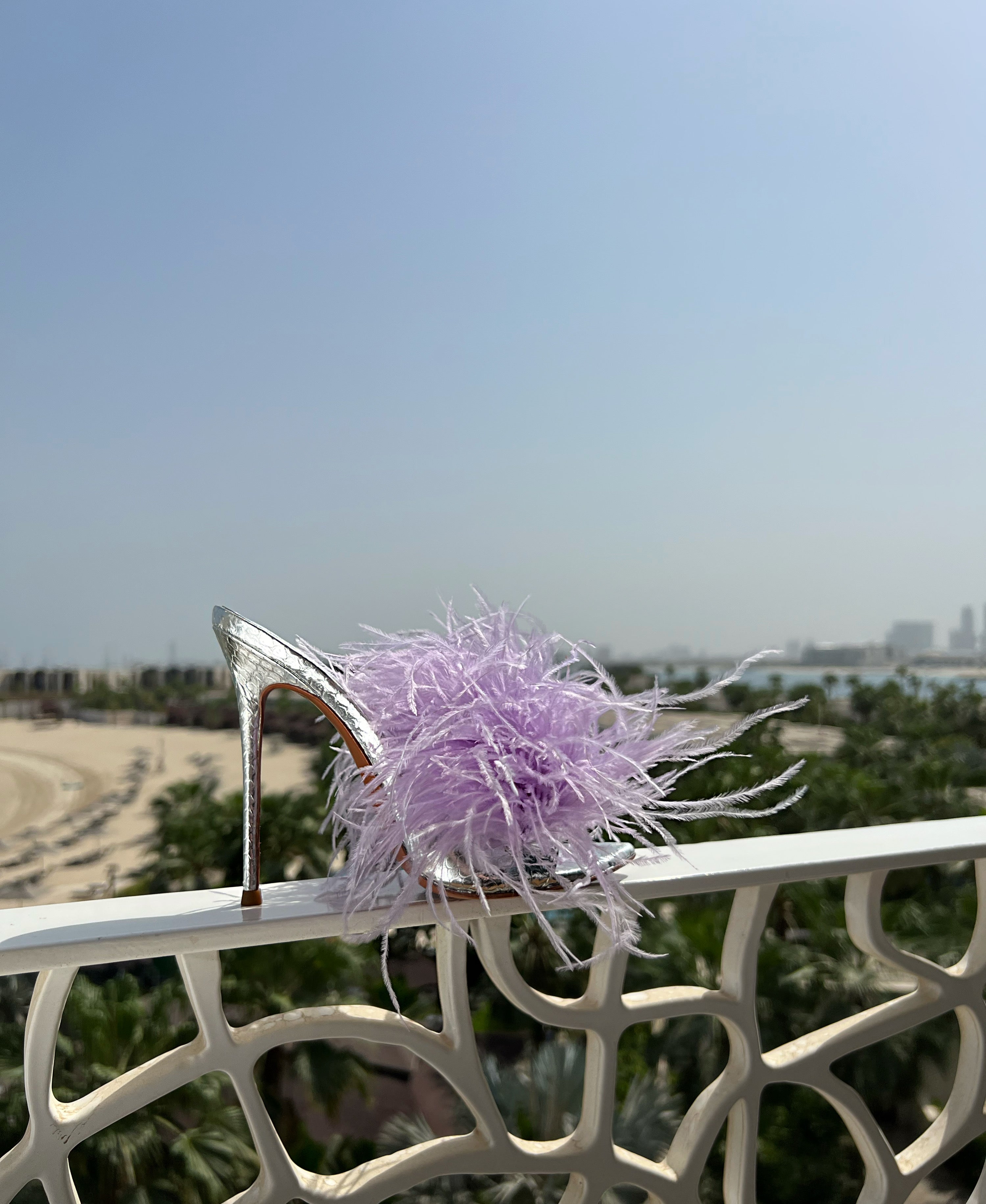 Freakum Ostrich feather Mules