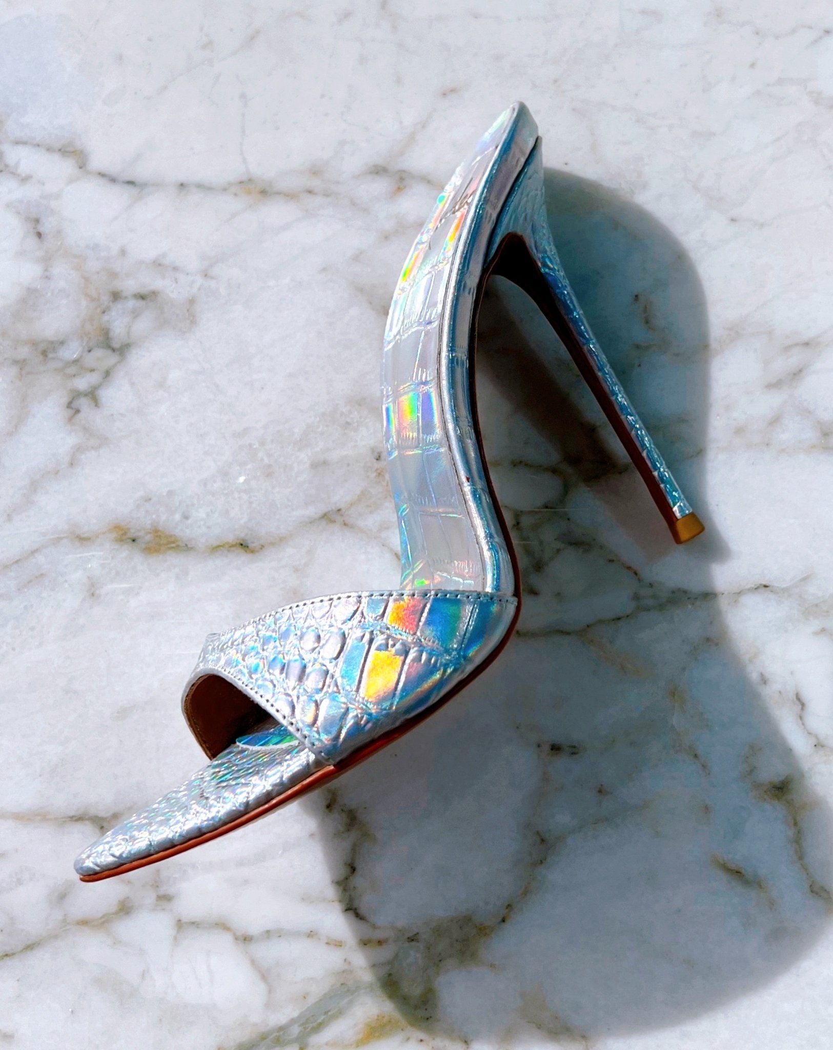 Aurora Borealis Croc Mules - Kandee