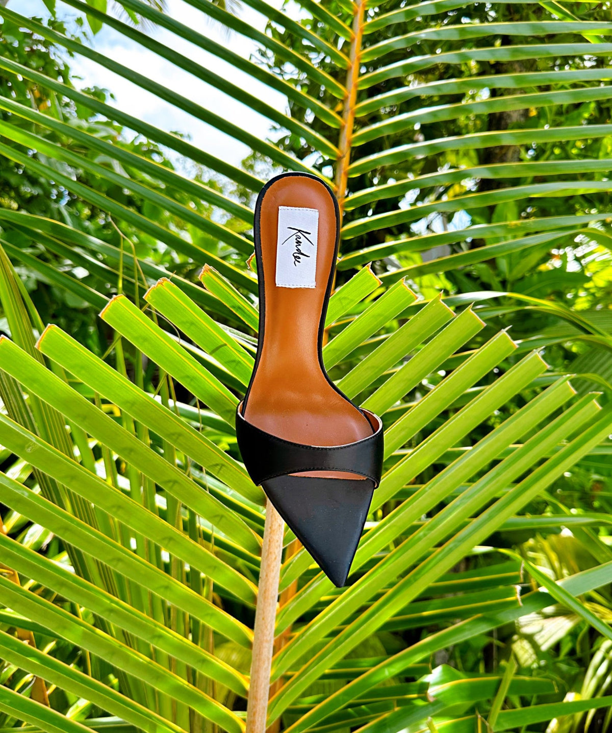 Shadow Satin Knife Mules | Luxe Satin Style | Kandee
