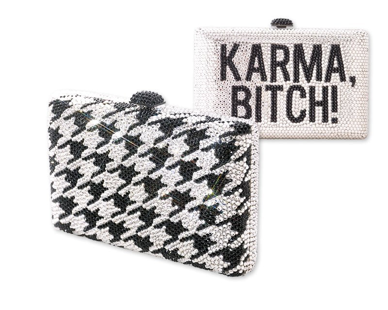 KARMA B*TCH Crystal clutch *Limited Edition - Kandee