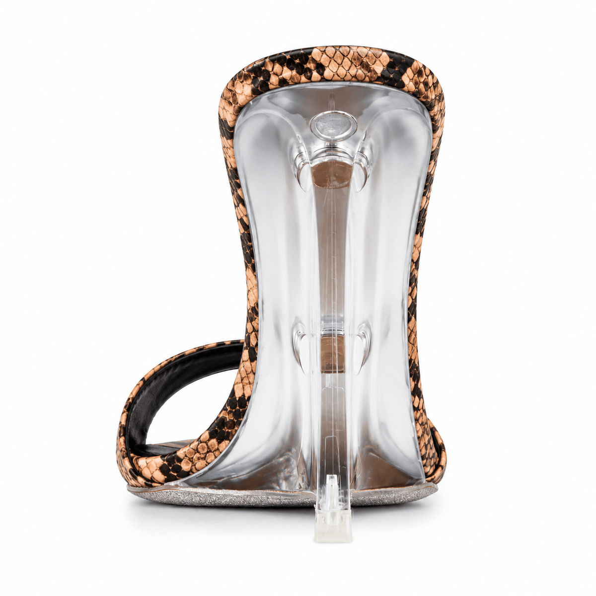 Plexiglas Python 110 Wedge Mule - Kandee