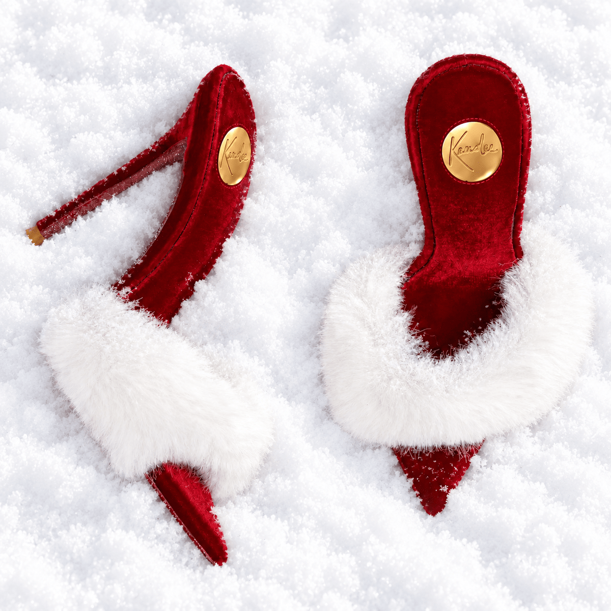 Festive Velvet Mink Mules *AS SEEN ON JENNIE KIM - Kandee