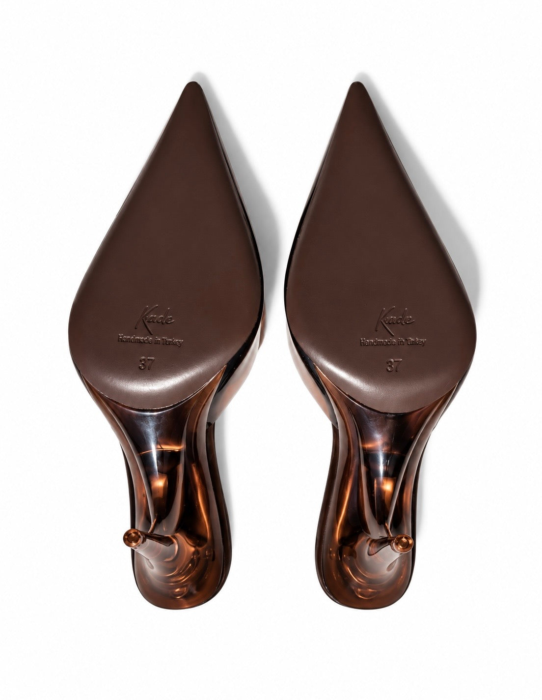Brown Sugar Translucent with Plexiglas Heel