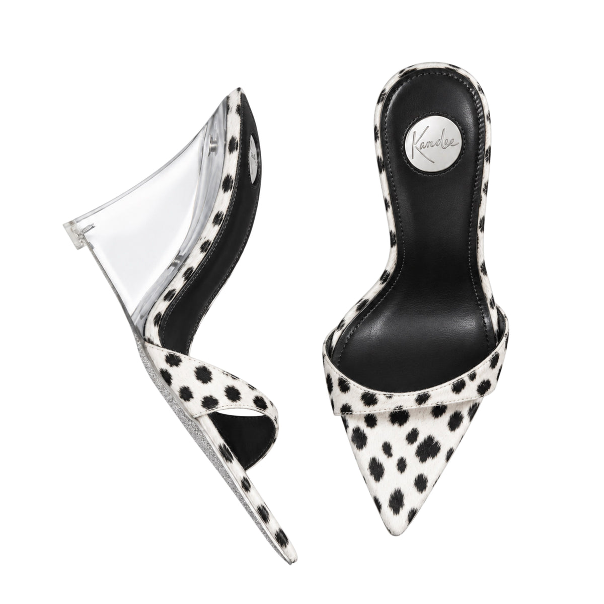 Plexiglas Dalmatian 110 Wedge Mule