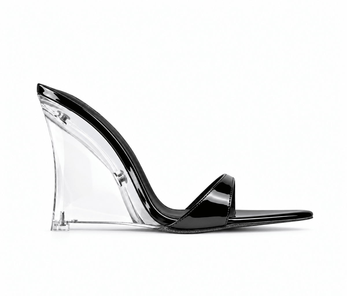 Plexiglas Jet 110 Wedge Mule - Kandee