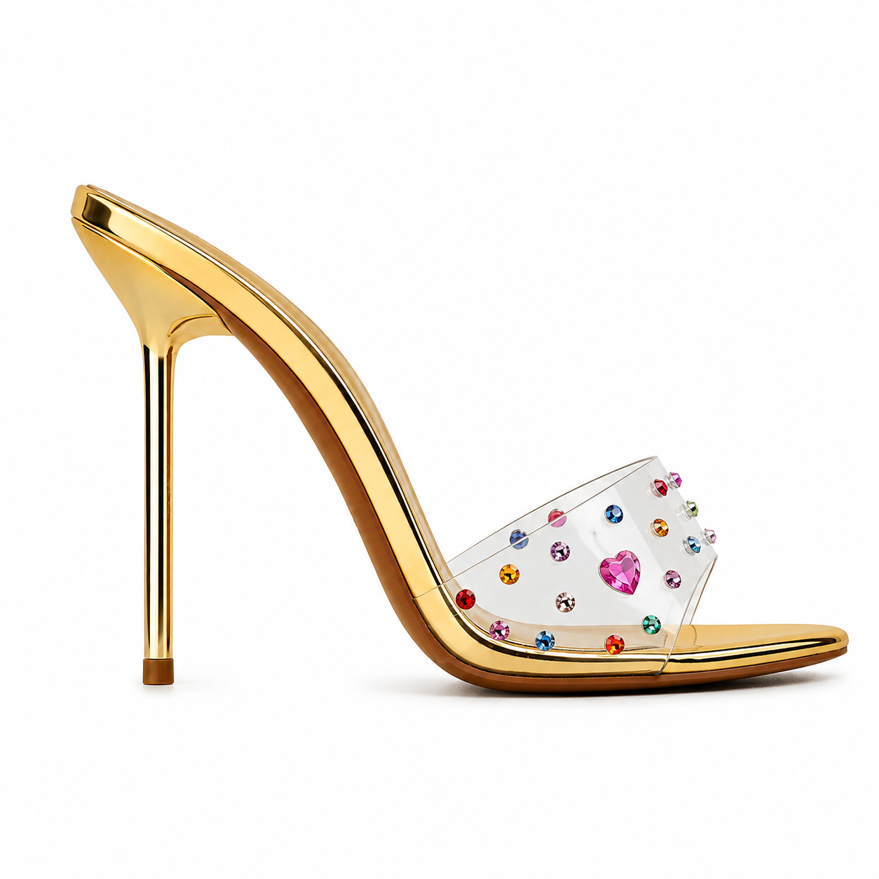 The Gold Dress Up Mules