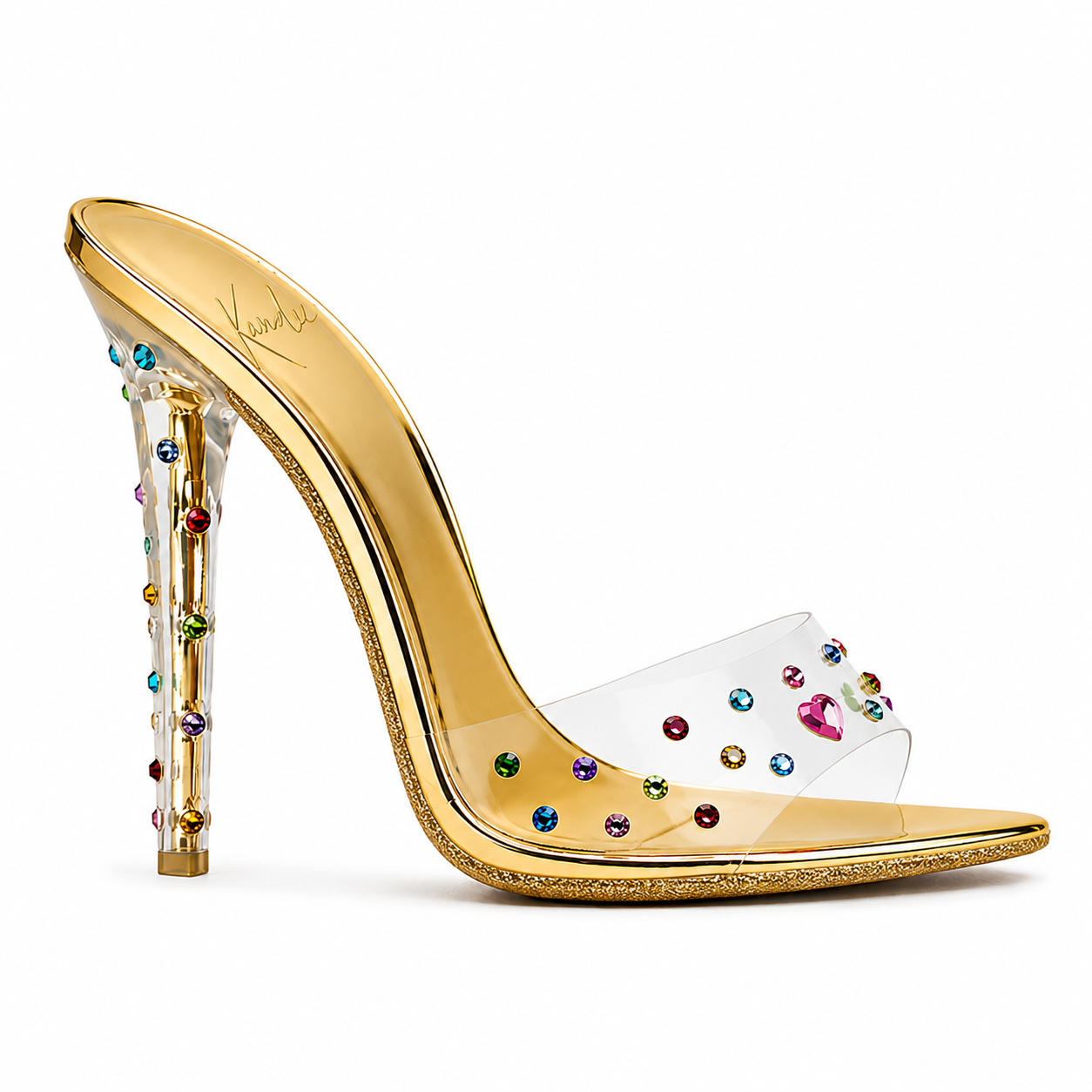 Gold Make Believe Dress Up Mules *LIMITED EDITION
