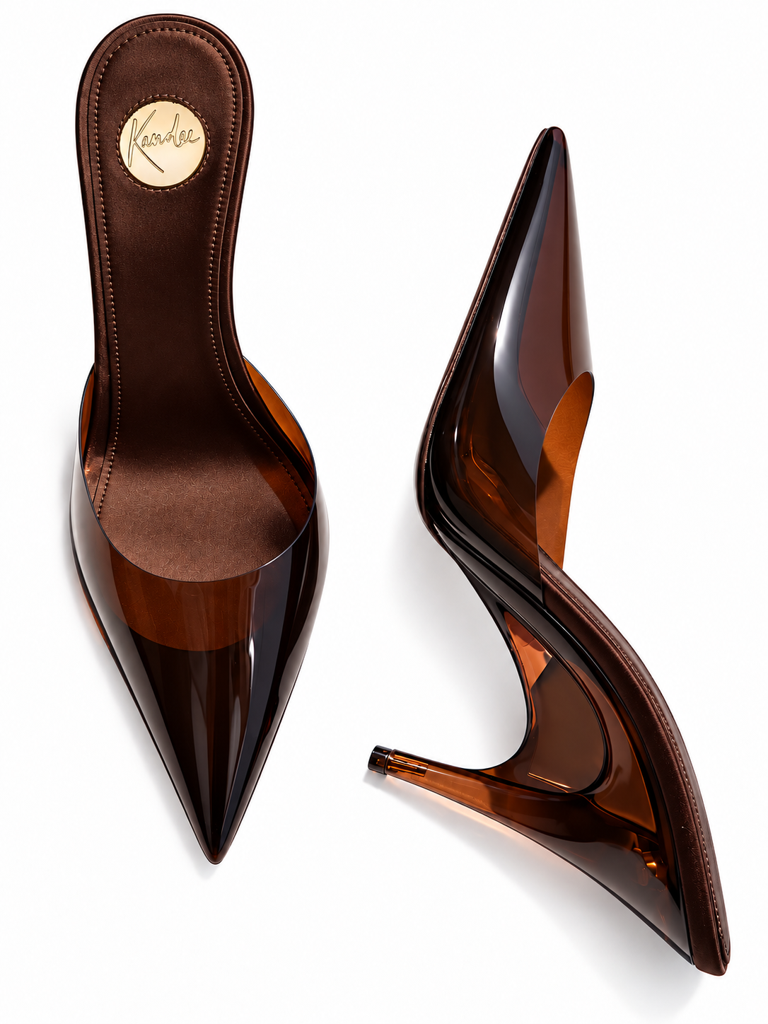 Brown Sugar Translucent with Plexiglas Heel