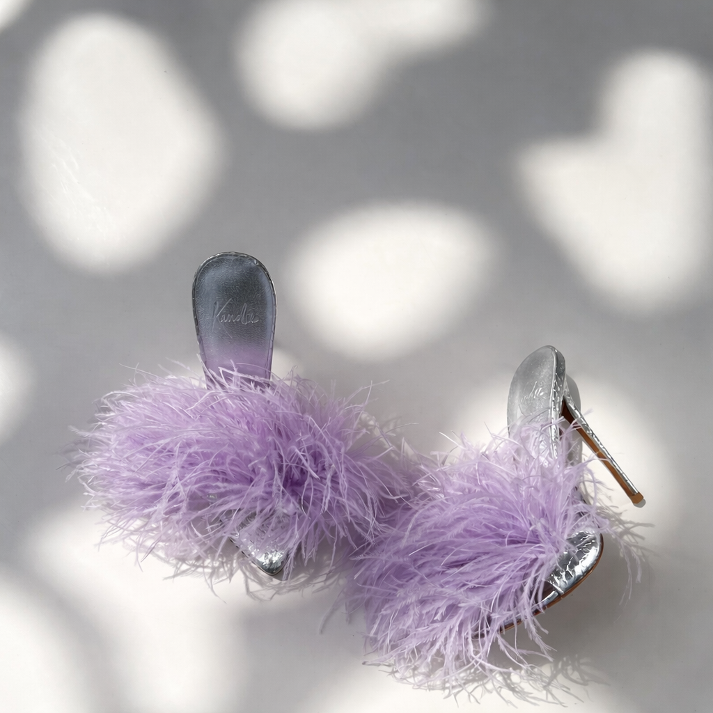 Freakum Ostrich feather Mules