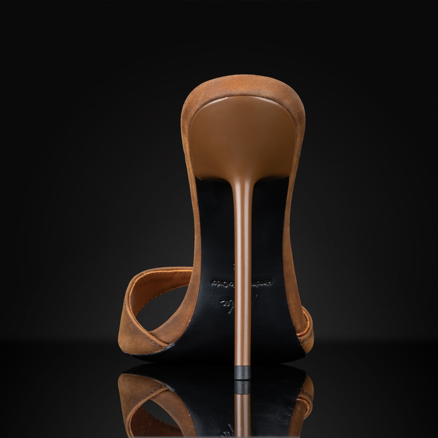 Vintage Style Leather Mule | Classic Elegance | Kandee