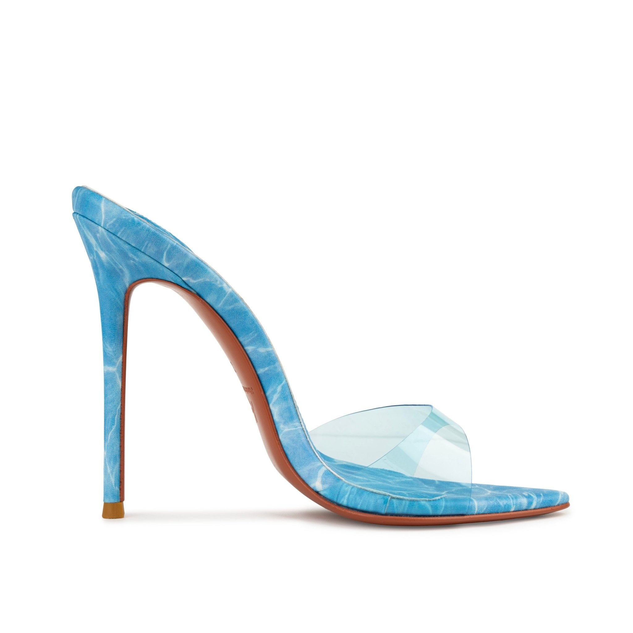 Poolside Semi transparent PVC Mules - Kandee
