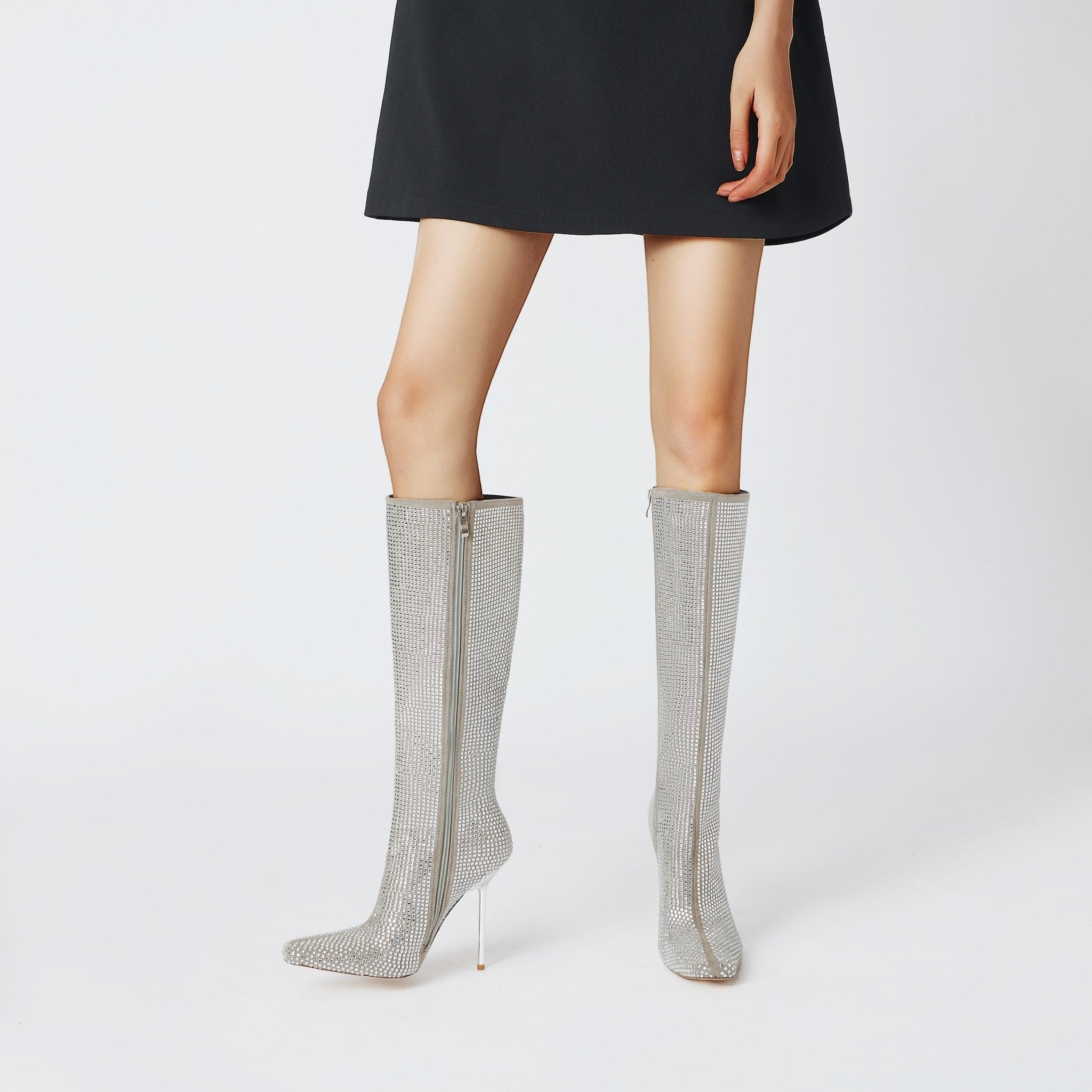 DISCO CRYSTAL STRASS BOOTS - Kandee