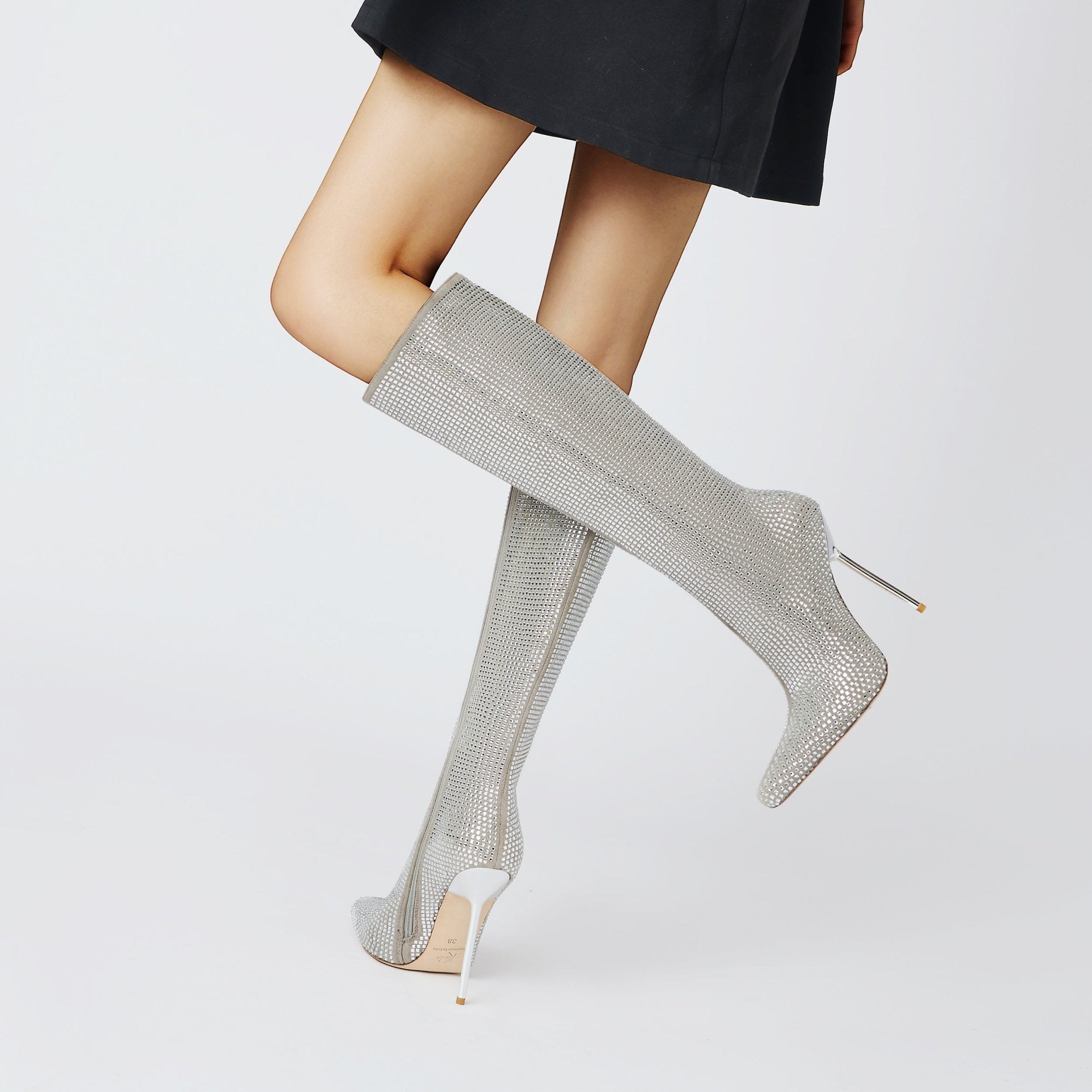 DISCO CRYSTAL STRASS BOOTS - Kandee